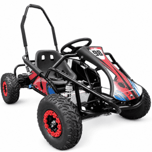 48V 1000W Single Seat Electric Go kart Full Suspension