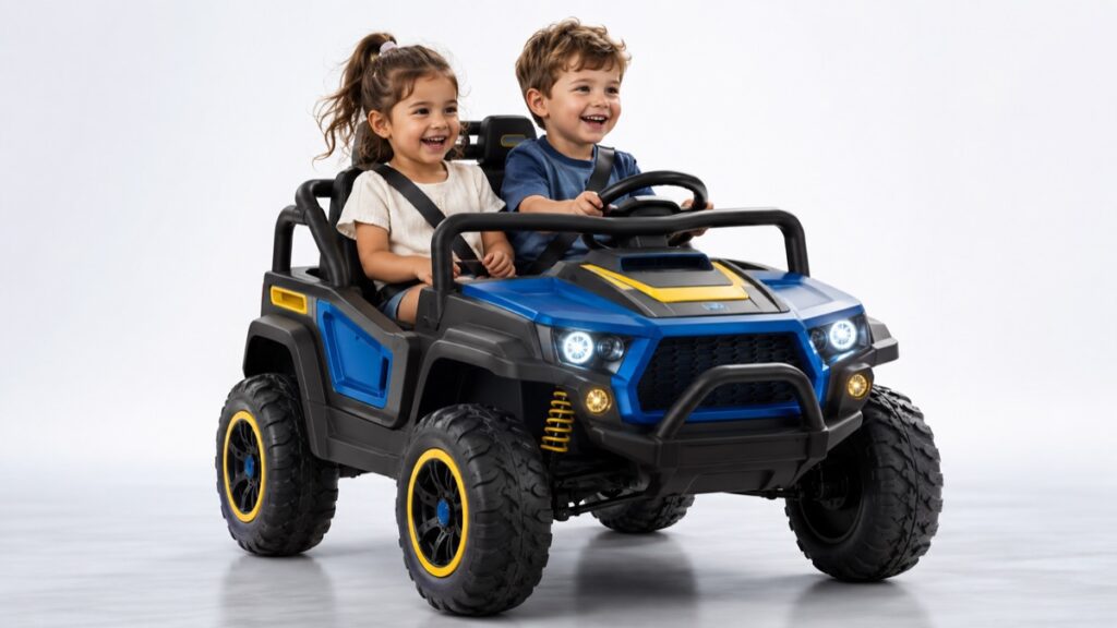 Best Two-Seater Ride-On Cars for Kids