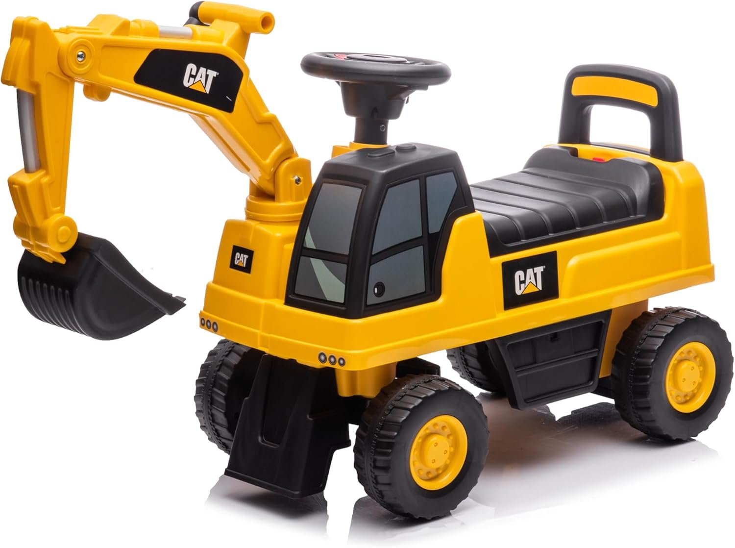 CAT Excavator Push Car – Licensed Caterpillar Ride-On Digger Toy